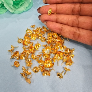 Puur zilver 108 bloemen, 22k goud bedekt met zilveren bloemen voor Pooja, Sravana Maasam Pooja-bloemen, puur zilveren bloemen.