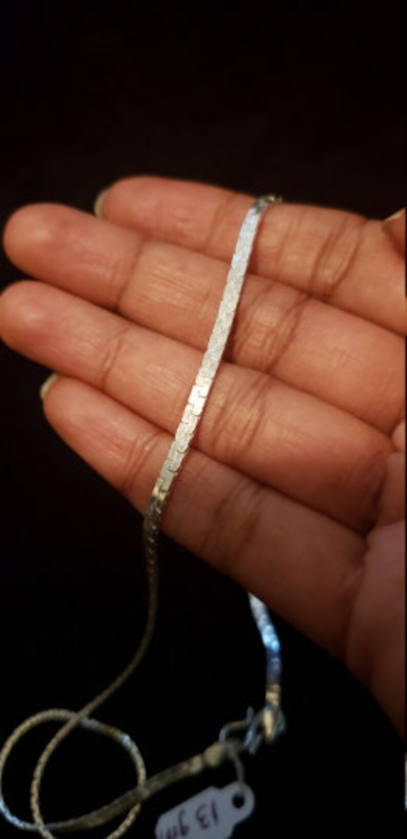92.5 Sterling silver Chain from India Pure Silver Gift for Him Minimalist necklace Men/'s Silver Necklace