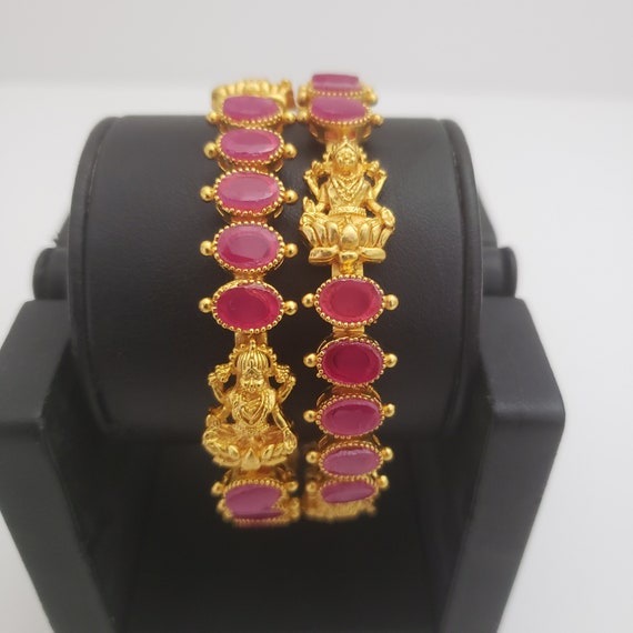 Matte finish gold bangles sale