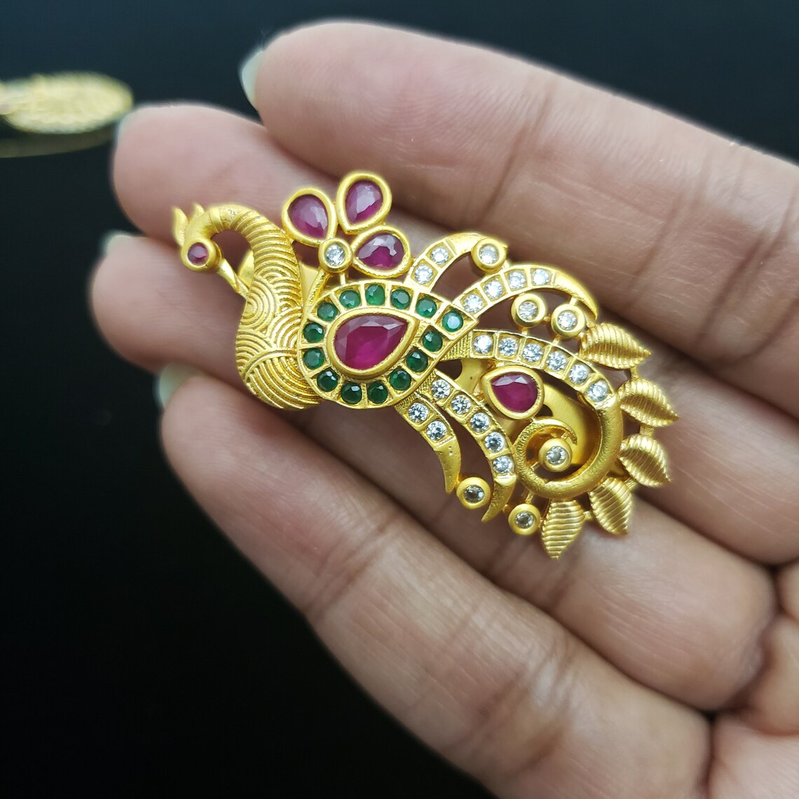 Saree Pins or Peacock brooch Peacock Broach Wedding Peacock Etsy