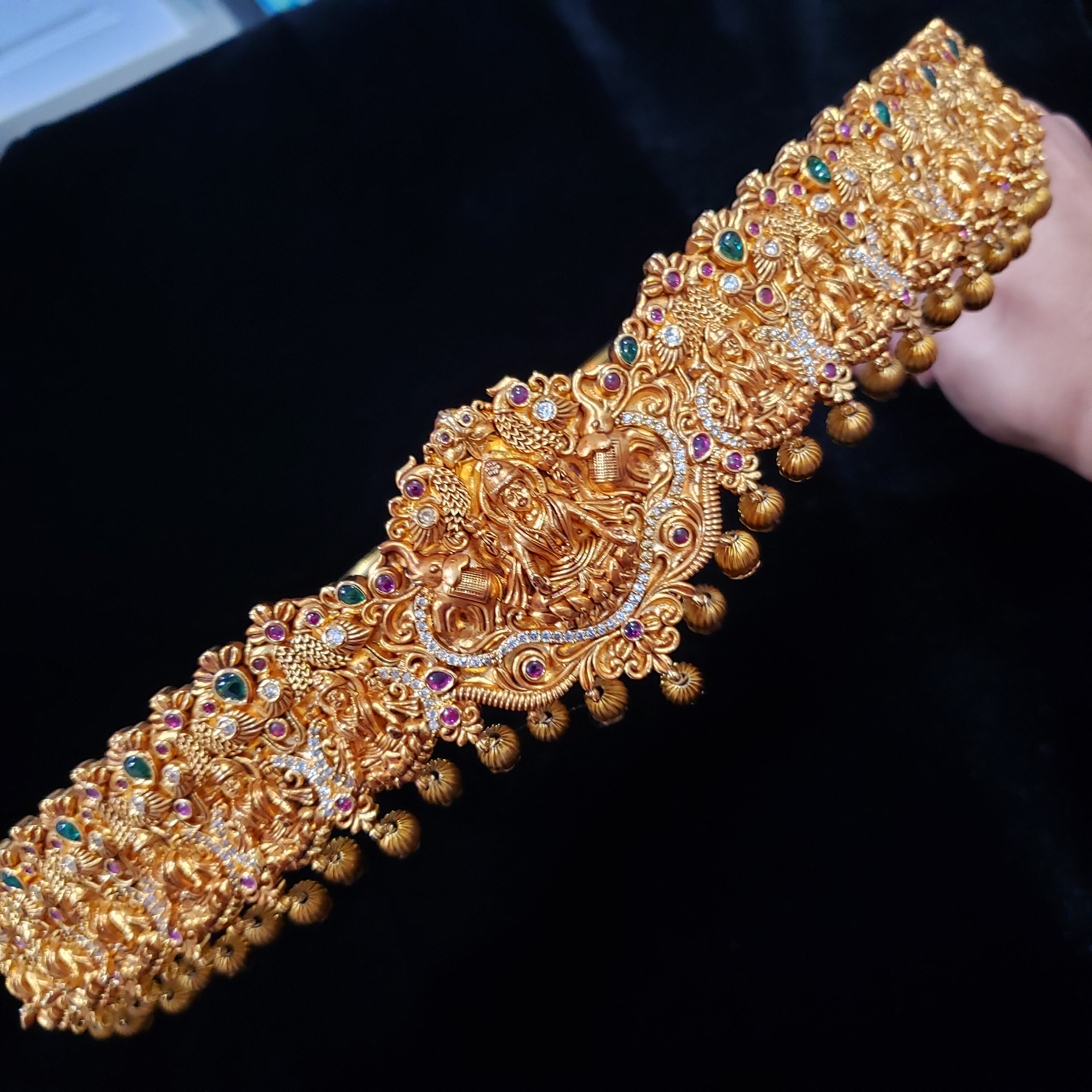 Adult Size Lakshmi Vaddanam Temple Design Indian Waist Belt - Etsy