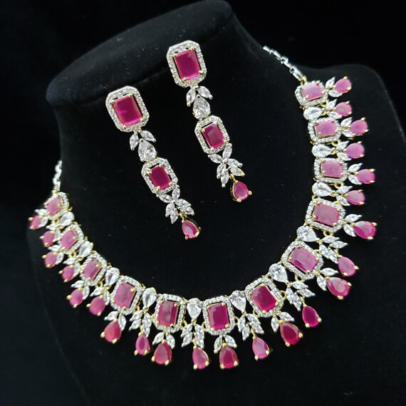 Cz stone choker sale