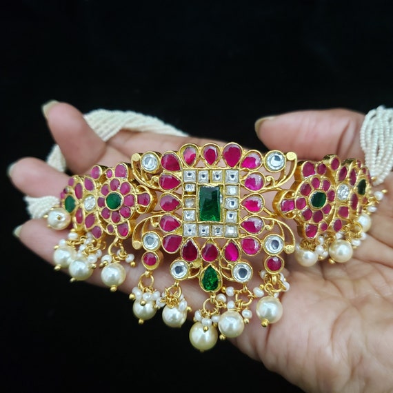 Kundan sale choker design