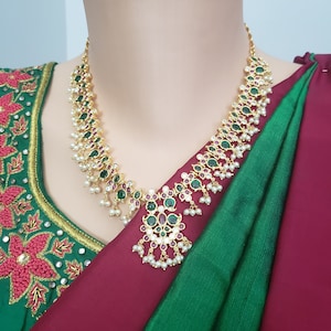 Kundan Indian Jewelry, Gemstone, Pearls, Bollywood jewelry, Bridal Jewelry,Polki, Kempu