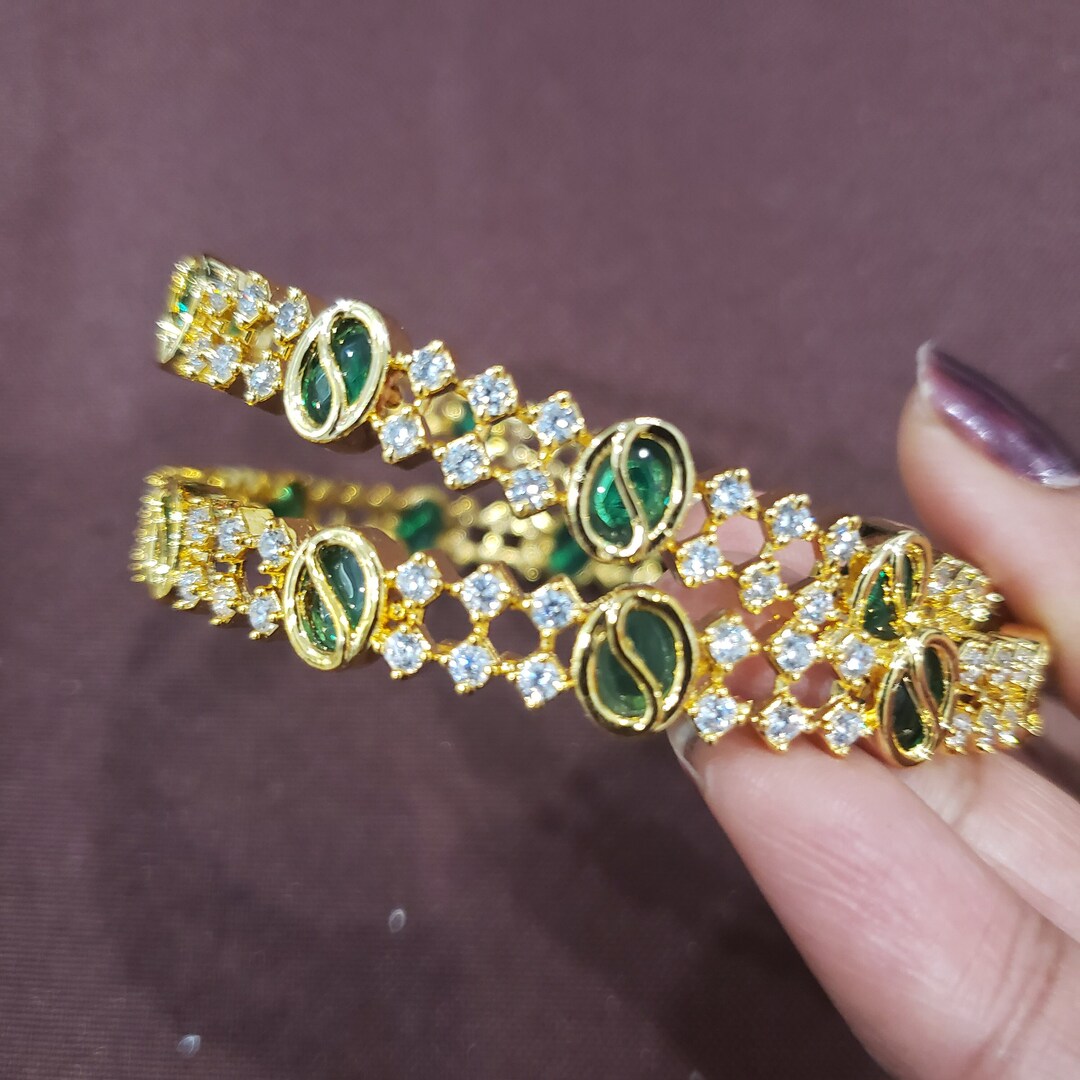 Candyman Green Bangle Set