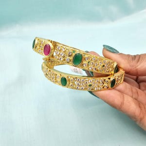 92.5 Silver CZ bangles, openable cz bangles, Multi color bangles, Gold Plated Pure silver bangles, Wedding Bangles.