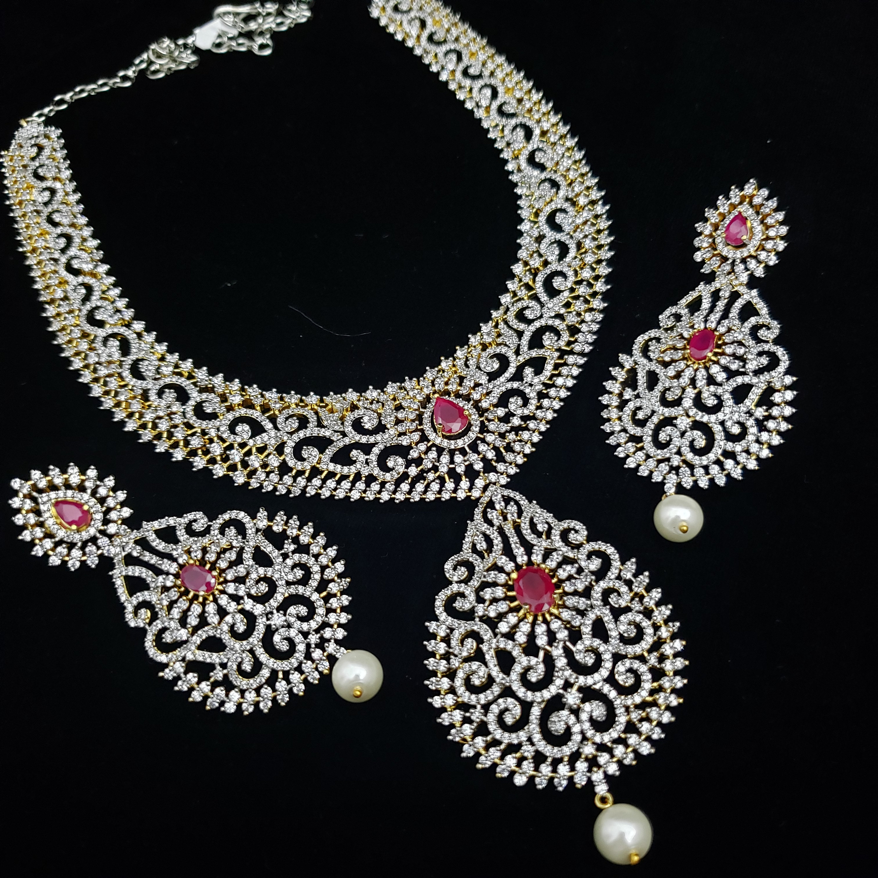 American Diamond Necklace Ideal for 
