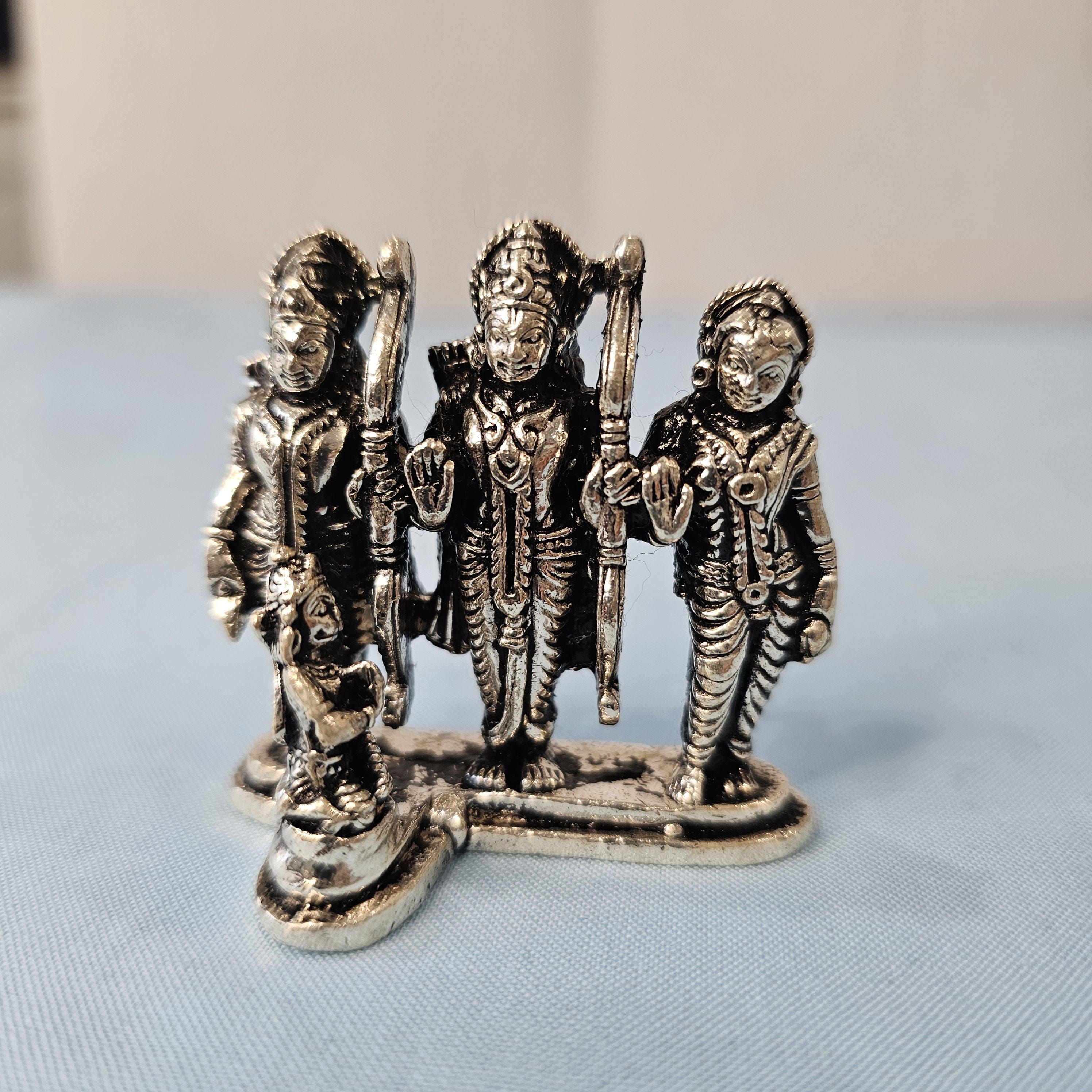 Ram Parivar 92.5 Pure Silver, Shri Rama Family With Hanuman, Ram