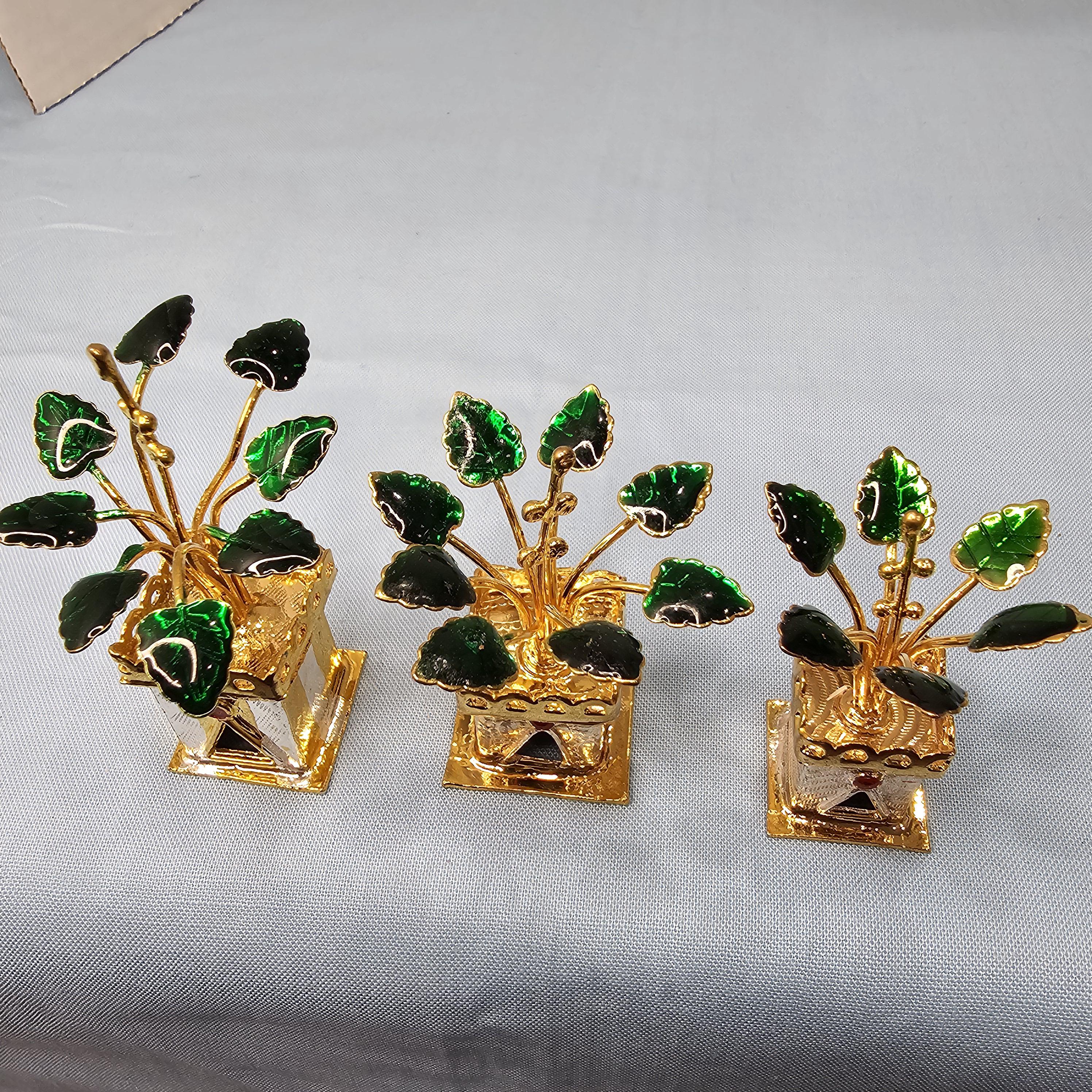 Pure Silver Tulasi Plant for Pooja Silver Pooja Items Gifts Items Dual Tone Tulsi Plant With Green Enamel High Quality Plants. Etsy