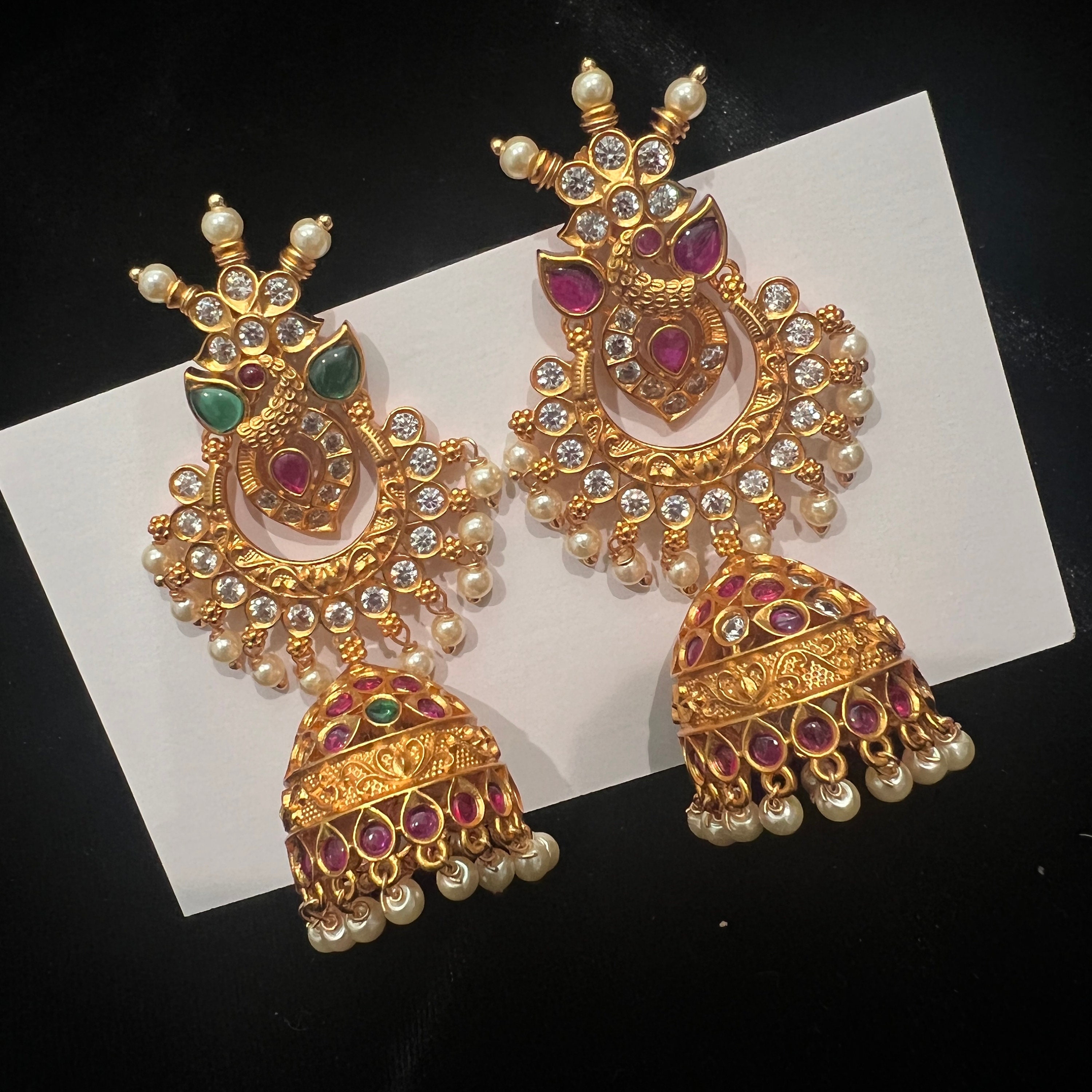 Latest gold buttalu earring designs with weight and price |gold earrings  with weight and price - YouTube