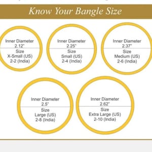 Bangle size sales 2.4