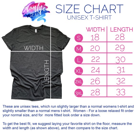 Gs Love Size Chart