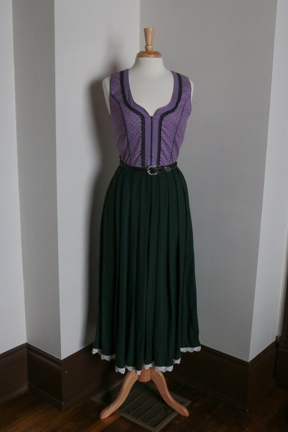 Vintage Purple and Green Original Alphorn Sleevele