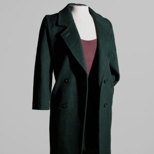 Vintage 80s Oversized Wool Coat - Etsy