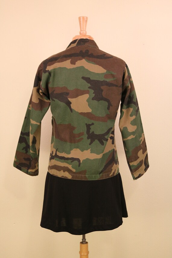 1990’s Camo Camouflage Jacket Size Small - image 4