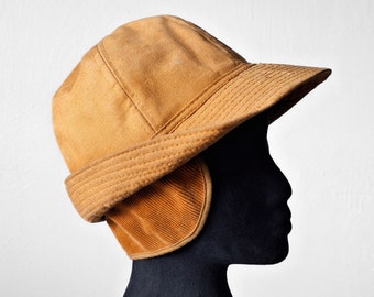 1950's Canvas Jones Hat Red Head "Bone Dry"