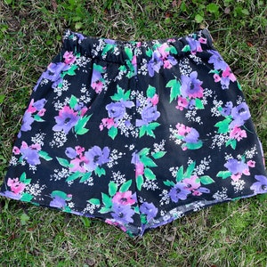 Vintage Cotton Floral High Rise Swim Bottoms
