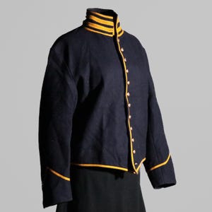 Vintage Civil War Era Reenactment Union Officer-Style Wool Jacket