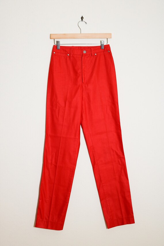 Anne klein red pants cheap