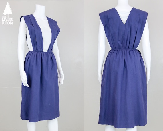 80's Plum & White Sun Dress