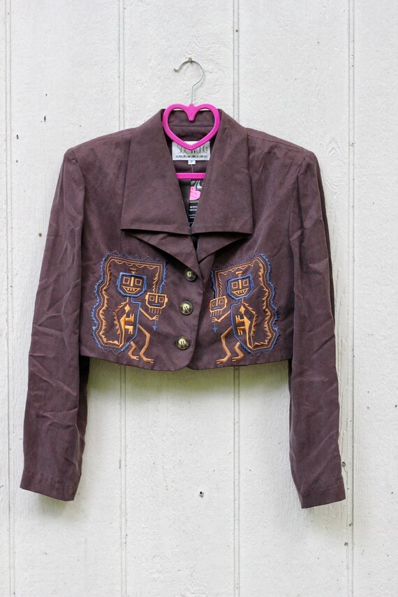 90s Sue Wong Cropped Blazer