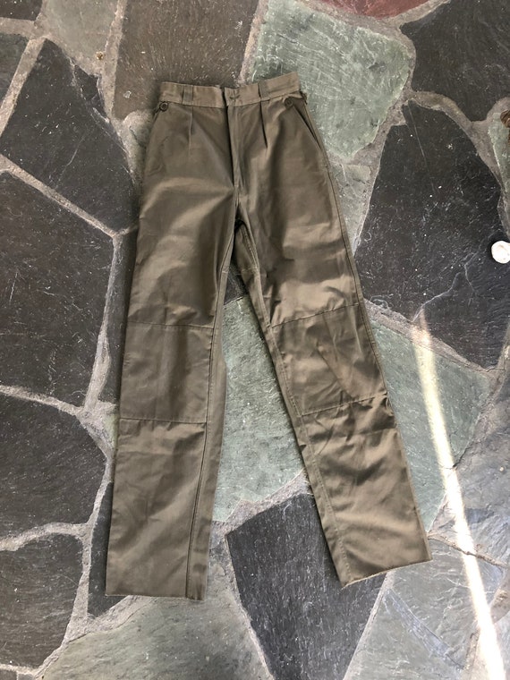 60s Green French Army Pants