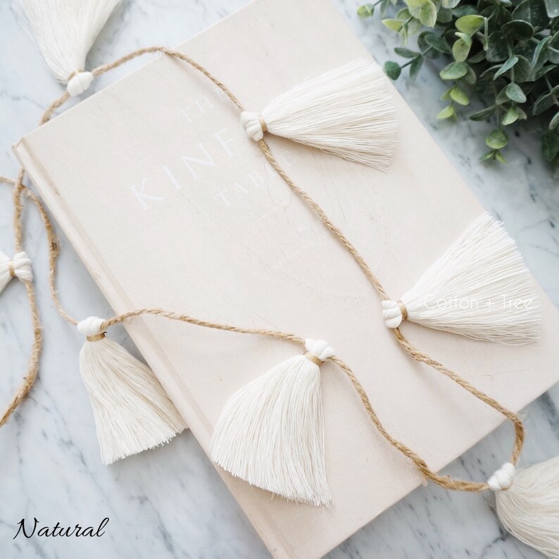 Macrame Tassel Garland Boho Tassel Garland Modern Macrame Etsy