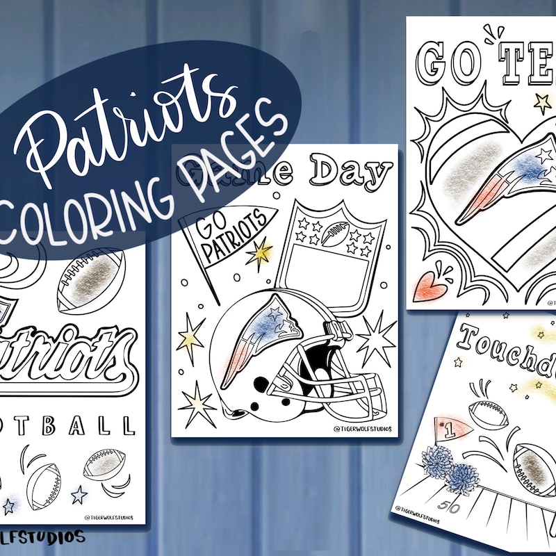 Patriot Coloring Pages - Etsy UK