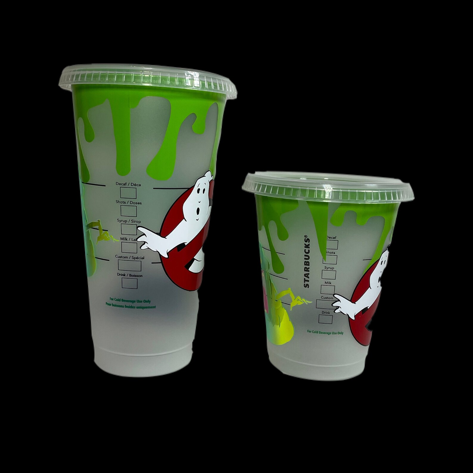 Ghostbusters/Slime/Slimer/Starbucks cup/ Venti24oz and Etsy