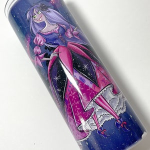 Madam Mim reusable 20oz tumbler/glass can cup/The Sword in the Stone/Sublimation and Layered decal items/