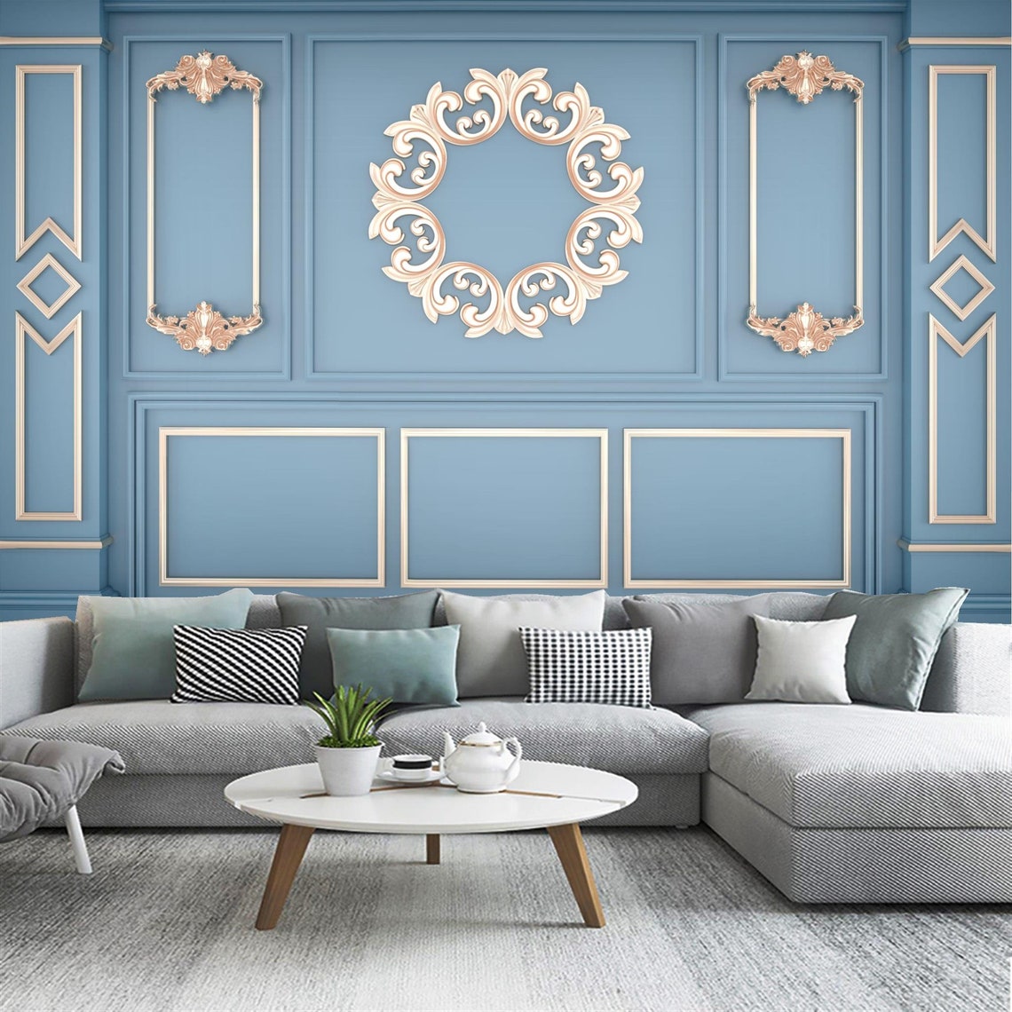 Peel and Stick Wallpaper Self Adhesiveeuropean Background Etsy