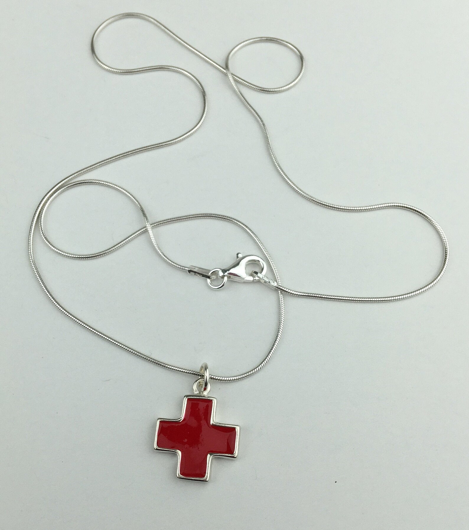 Nurse Necklace Red Cross Nurse Pendant Doctor Necklace Medical | Etsy