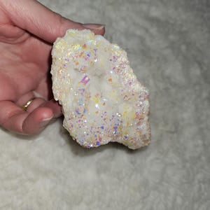 Angel aura quartz Moroccan geode / angel aura quartz geode / Moroccan geode / angel aura quartz geode / aura crystal / angel aura quartz