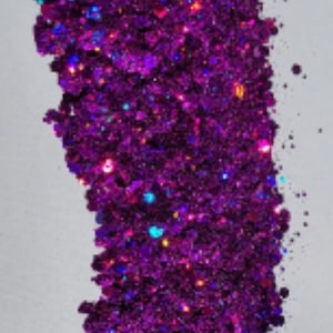 Holographic purple chunky mix glitter - Plum Sparkle