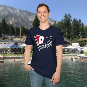 Lake Chelan Yacht Club-T-shirt - vlag