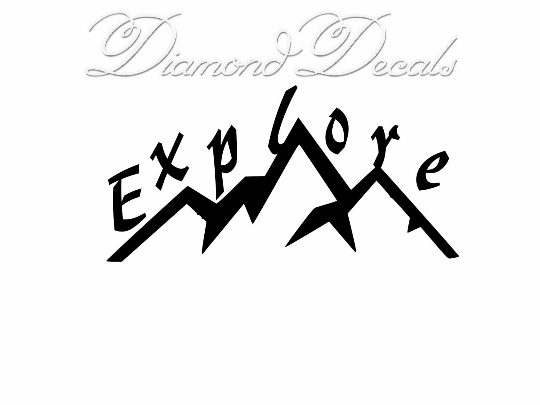 Explore Car Decal