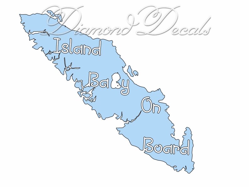 Baby on board Decals Size and colour options available. Vancouver island car decal