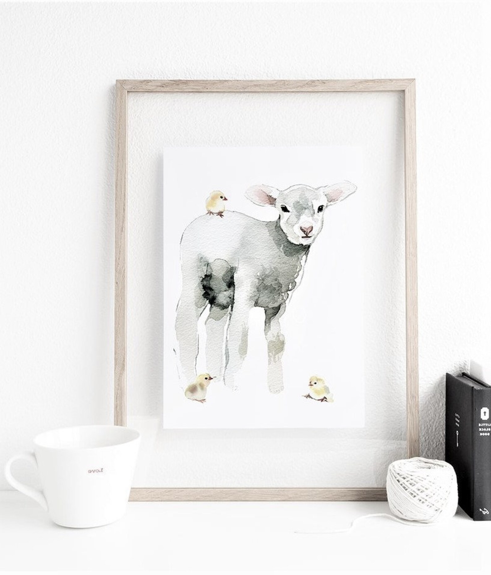 Cute Farm Animal Starring Poster Print Art Etsy