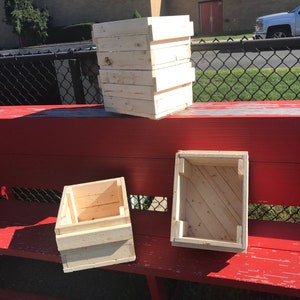 Handcrafted Rustic Storage Crate