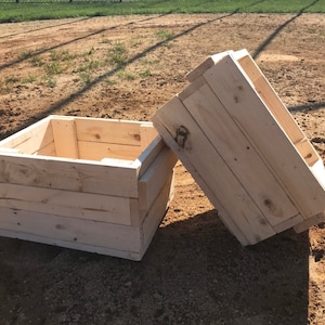 Handcrafted Rustic Storage Crate
