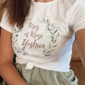 Women's Cotton "King of Kings Yeshua" T-Shirt