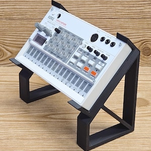 Dual Height Low Tall Black Desktop Stand for Korg Volca Beats Bass FM Keys Nubass Loop Sample Synthesizer Mixer Drum Rhythm Machine Sampler