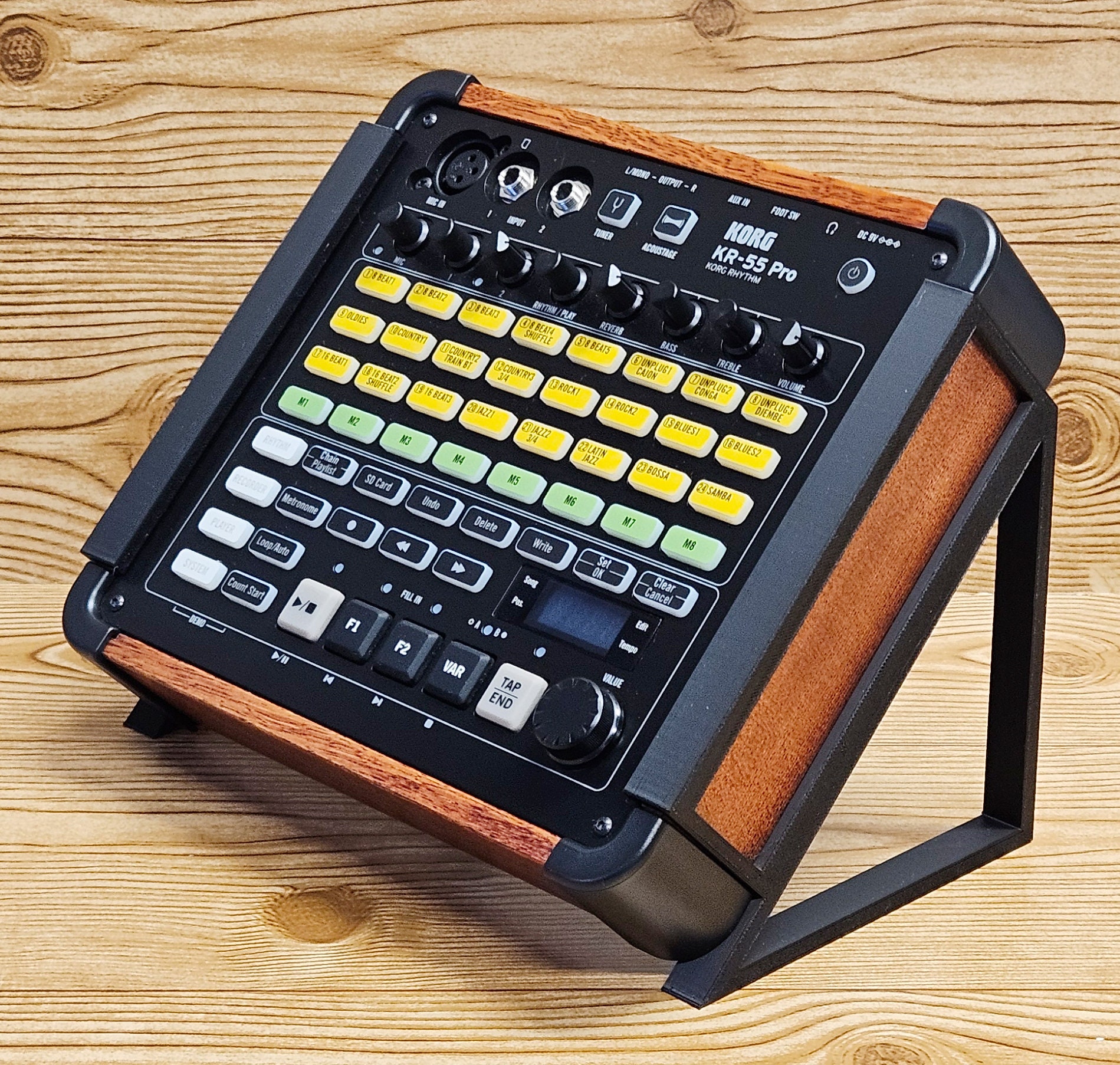 The Analog Source 45 Degree Angled Black Desktop Stands for KORG 