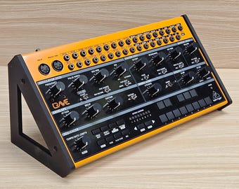 The Analog Source 45 Degree Angled Desktop Stand For Behringer Crave Edge Grind Spice Synthesizer