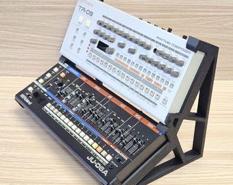 The Analog Source New Redesigned 2 Tier Desktop Mounting Stand For Roland Boutique Series JP-08 JU-06 Ju-06A JX-03 Jx-08 Synthesizers