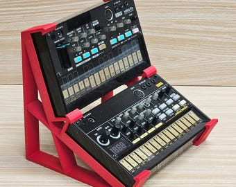 Korg Volca 3-tier Wooden Synthesizer Stand With Cable Management