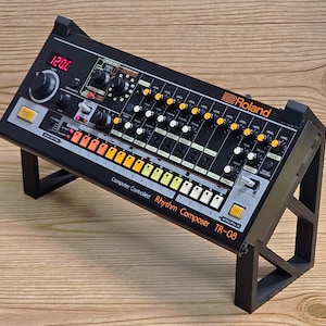 Black Color 45 Degree Angled RISER Stands For Roland Boutique A-01 Controller D-05 Synthesizers VP-03 Vocoder - Made in USA