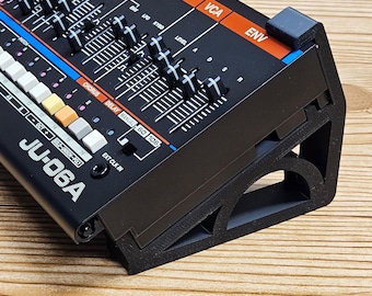 BLACK Angled Desktop Synth Stands For Roland Boutique A-01 D-05 Ju-06 Ju-06A Jp-08 Jx-03 Jx-08 SH-01A Synthesizers