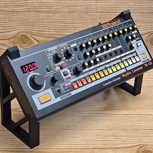 The Analog Source 45 Degree Angled  Black Color Riser Stands For Roland Boutique JU-06 JU-06A Jx-03 Jx-08 Synthesizers - Made in USA
