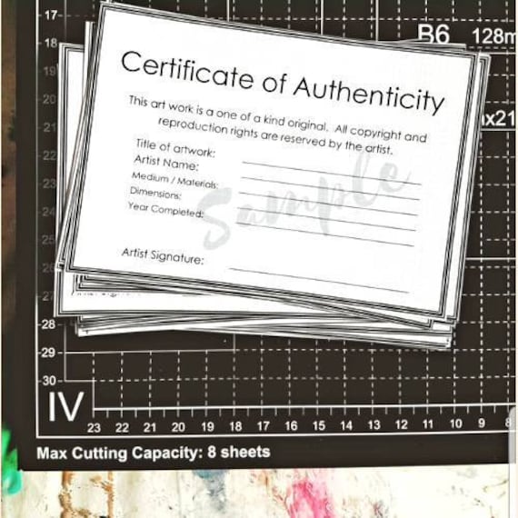 Certificate Of Authenticity Artwork Template from i.etsystatic.com